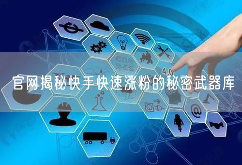 官网揭秘快手快速涨粉的秘密武器库