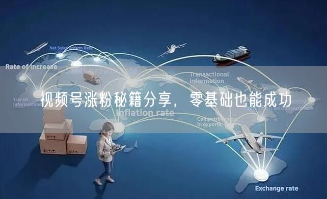 视频号涨粉秘籍分享，零基础也能成功