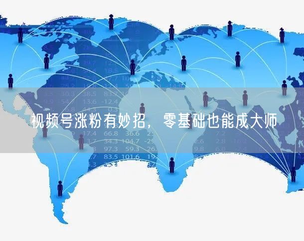 视频号涨粉有妙招，零基础也能成大师
