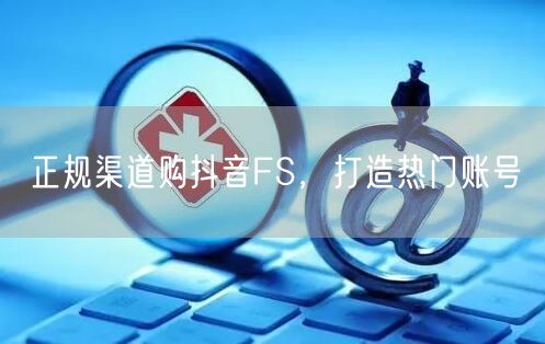 正规渠道购抖音FS，打造热门账号